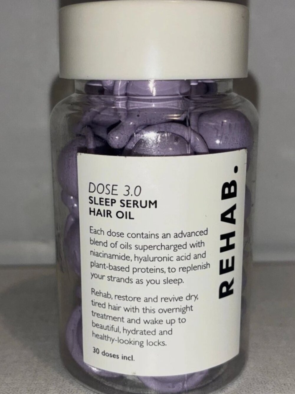 Rehab Dose 3.0 Sleep Serum Hair Oil 30 Capsules